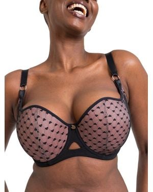 Curvy Kate Boost Heartbreaker Padded Balcony Bra - Brown