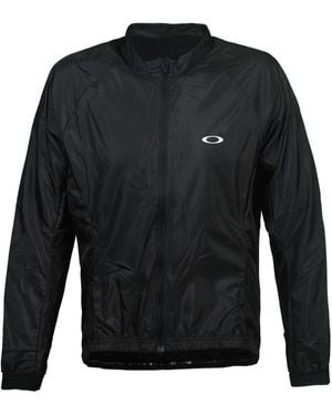 Oakley Jawbreaker Road Jersey Cycling Lightweight Jacket - Black