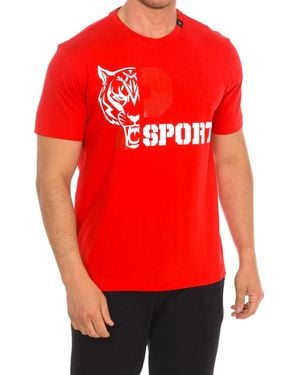 Philipp Plein Tips410 Short Sleeve T-Shirt - Red