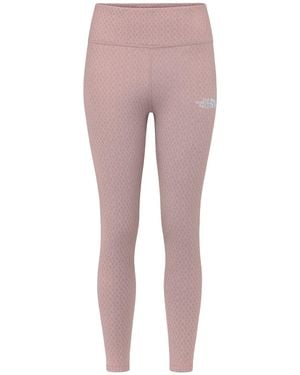 The North Face Performance Print Metal Leggings - Pink