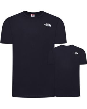 The North Face Simple Dome T Shirt Cotton - Blue