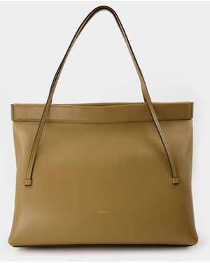 Wandler Joanna Medium Tas In Bruin Leer - Groen