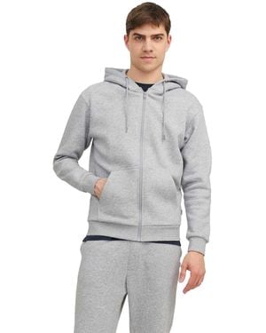 Kruze By Enzo Zip Up Hoodie Tracksuit - Grey