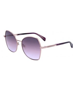 Rag & Bone Rnb1067 G S 57 Au2 Sunglasses - Purple