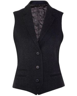 TruClothing Tweed 1920S Herringbone Waistcoat - Blue