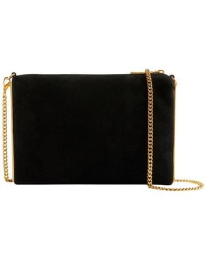 Ted Baker Jeiner Bar Detail Suede Crossbody Bag - Black