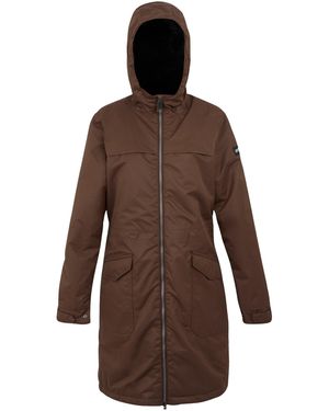 Regatta Ladies Romine Ii Waterproof Jacket (Dark/ Material_Polyester - Brown