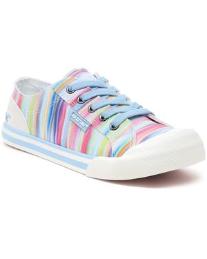 Rocket Dog Jazzin Dens Cotton Trainers - Blue