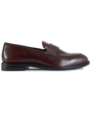 Walk London Putney Saddle Shoes - Brown
