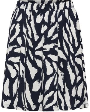Kaffe Rok Kasasha Rok Regular Fit - Blauw