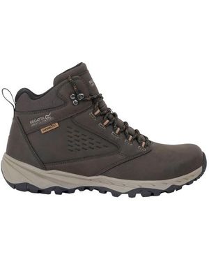 Regatta Amble Waterproof Walking Boots (Peat/Tan) - Black