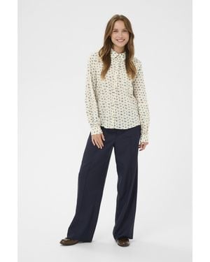 Saint Tropez Overhemd Met Lang Mouwen Omeliasz Overhemd Met Lang Mouwen Regular Fit - Blauw