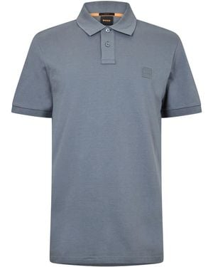 BOSS Passenger Short Sleeve Polo Shirt - Blue