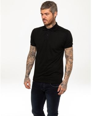 Kruze By Enzo Short Sleeve Polo Shirts - Black