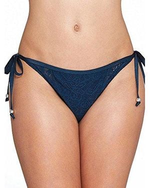 Pour Moi Puerto Rico Tie Side Bikini Brief - Blue