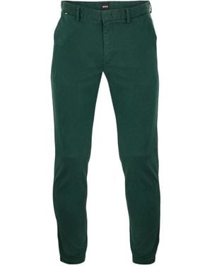 BOSS Kaito Slim Chinos - Green