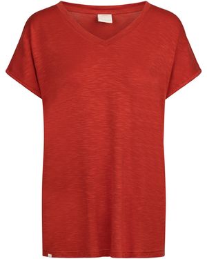 Trespass Ladies Kabra Relaxed Fit T-Shirt (Burnt Sienna) - Red