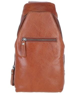 Ashwood Leather 'Ciro' Exquisite Sling Bag - Orange