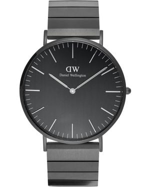 Daniel Wellington Dw00100778 Ladies Classic Piano 40Mm Watch - Grey
