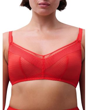 Chantelle Play Wirefree Support Bra - Red