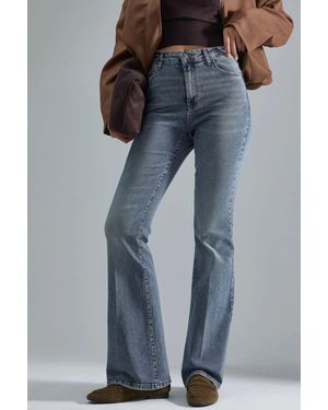 Hiccup High Waist Flare Jeans - Blue