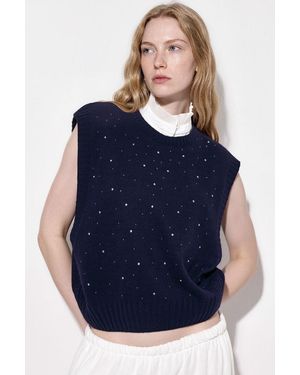 Hiccup Embellished Jumper - Blue