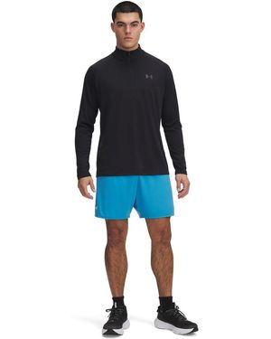 Under Armour Woven Fitness Bermuda Shorts With Elasticated Waistband - Blue
