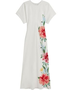 Ted Baker Dodia Column Witte Maxi-Jurk