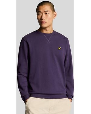 Lyle & Scott Crew Neck Sweatshirt - Purple