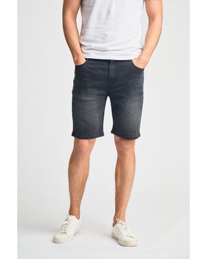 Tokyo Laundry Cotton Blend Regular-Fit Denim Shorts - Blue