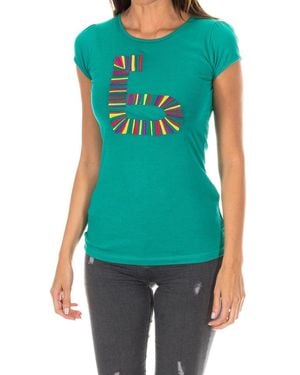 Armand Basi Short Sleeve Round Neck T-Shirt Adm0083 - Green
