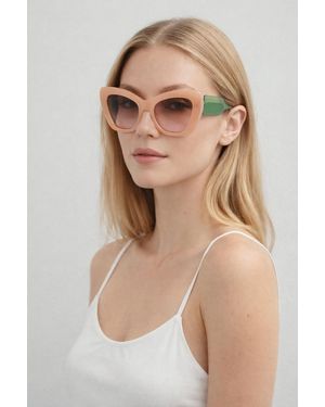 SVNX Cat Eye Sunglasses - Natural