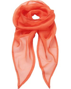 PREMIER Ladies/ Work Chiffon Formal Scarf - Orange