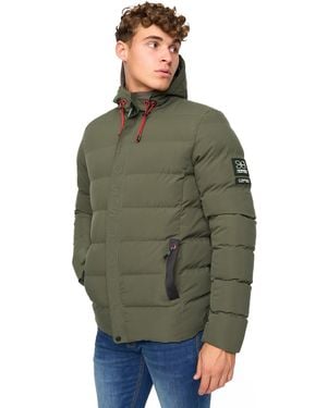 Crosshatch Kampleys Embossed Jacket - Green