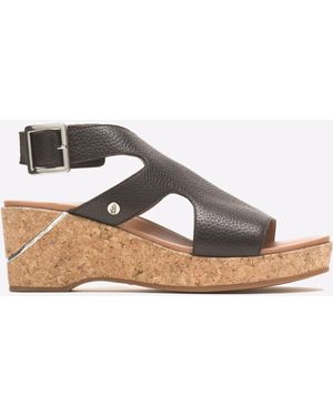 Hush Puppies Maya Wedge Sandals - Metallic