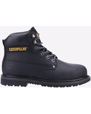 Caterpillar Safety Powerplant S3 Gyw Boots - Blue