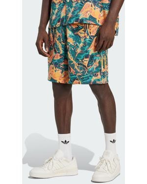 adidas Archive Floral Shorts - Green
