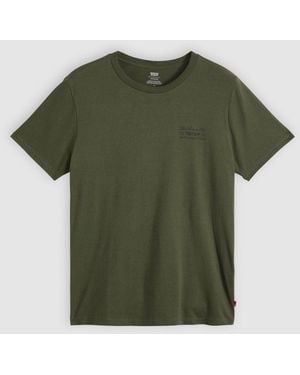 Levi's Levi's Deep Depths Graphic Print Crew Neck T-Shirt - Green