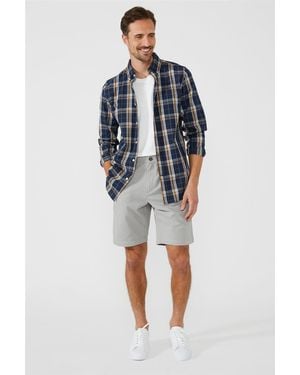 MAINE Flex Waist Chino Shorts - Blue