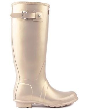 HUNTER Original Tall Classic Boots - Natural