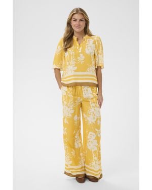 Saint Tropez Blouse Met Korte Mouwen Rashedasz Blouse Met Korte Mouwen A-Shape - Metallic