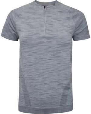 Under Armour Half Zip Seamless T-Shirt Training Top 1348738 460 - Grey