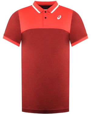 Asics Court Tennis Polo Shirt - Red
