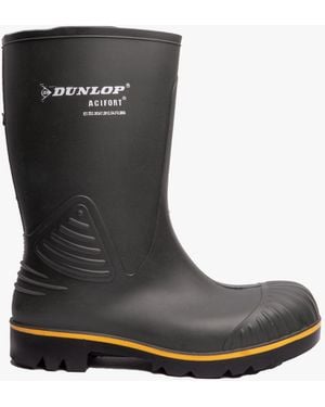 Dunlop Acifort Hd Calf Heavy Duty Agricultural Wellington Boots - Black