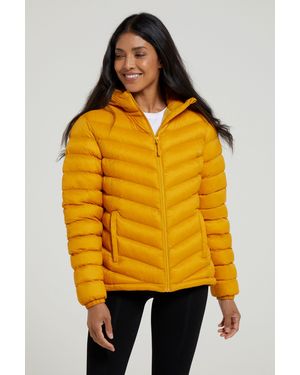 Mountain Warehouse 'Seasons' Padded Jacket Water Resistant Insulated Winter Coat Polyamide - Orange