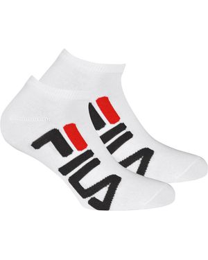 Fila Invisible Trainers Socks - Red