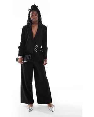 Collusion Wide Leg Trouser Co-Rd - Black