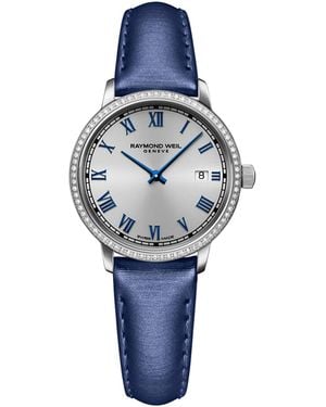Raymond Weil Toccata Watch 5985-Scs-00653 Leather - Blue