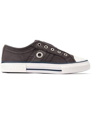 S.oliver S Oliver Canvas Slip-On Trainers - Black
