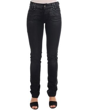 John Galliano Wash Cotton Stretch Regular Fit Jeans - Blauw